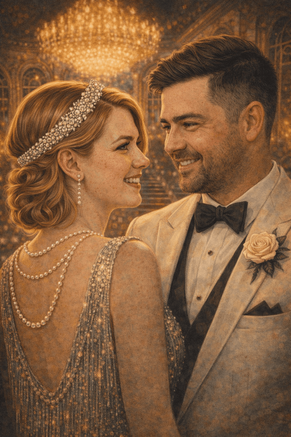 Jazz Age portrait with Face Lock applied